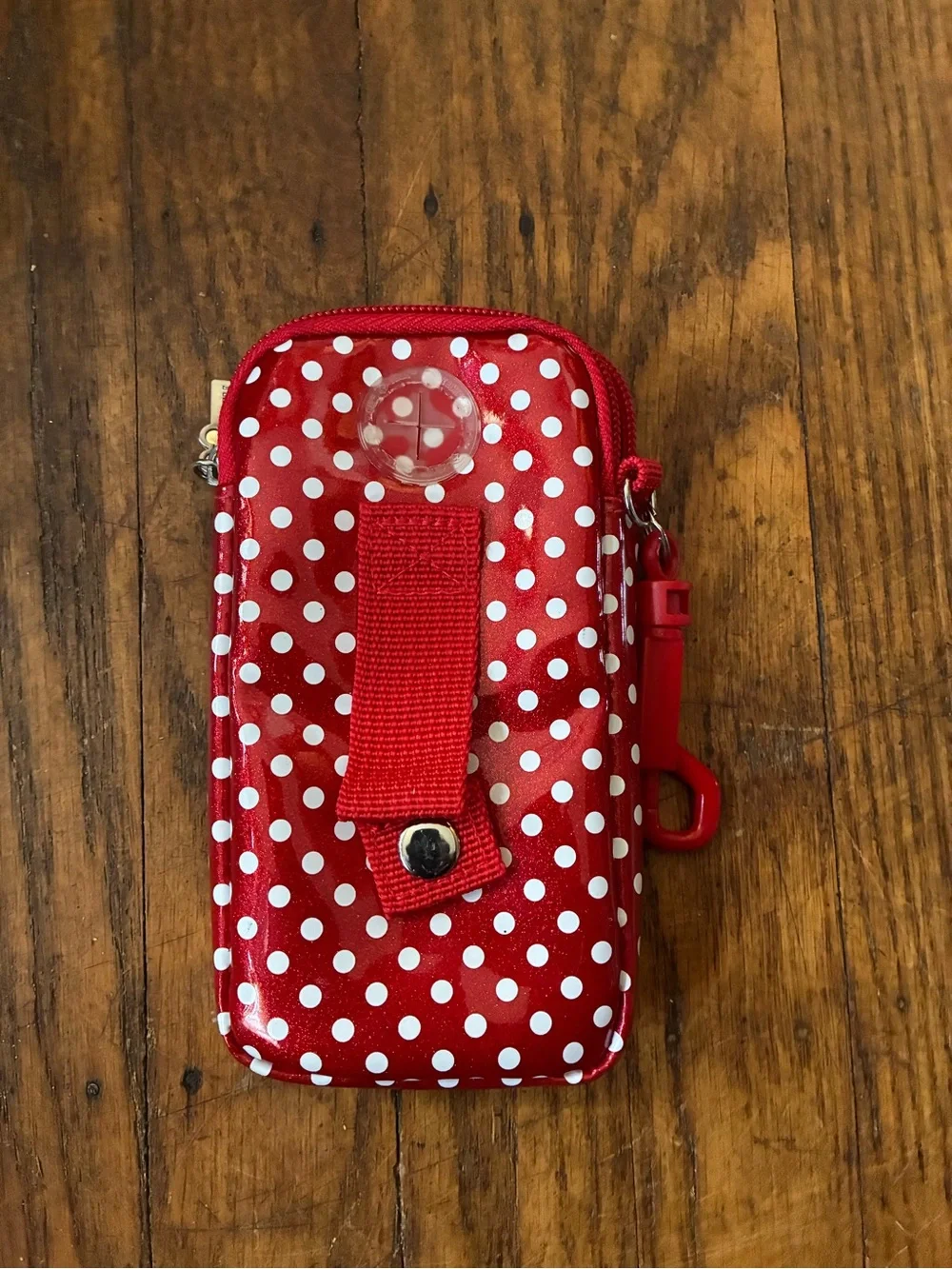 Minnie Mouse Red Polka Dot Zip Pouch
